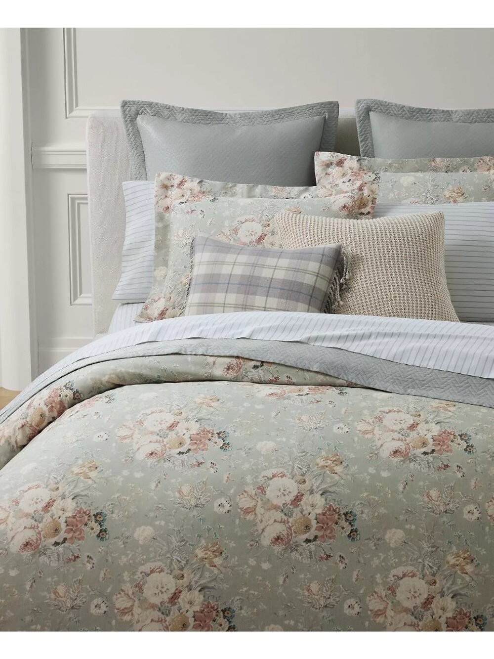 NWT Lauren Ralph Lauren Floral Gwynne Comforter Set Green Multi Size King